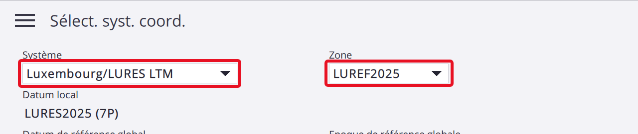sélection de LUREF2025 dans la librairie