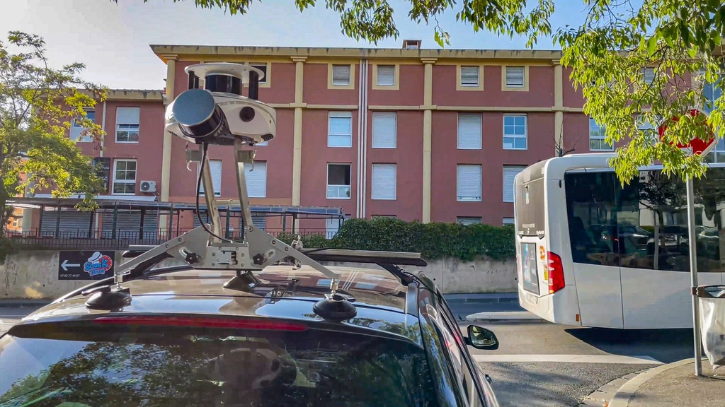 Viametris MS-96 Mobile Mapping voertuigmontage