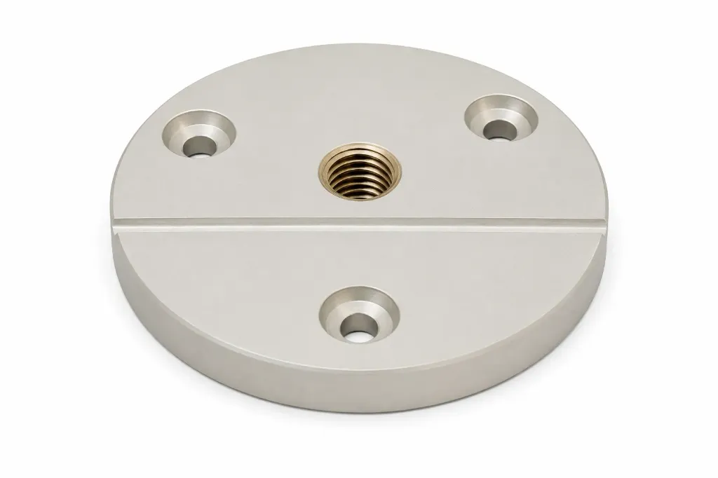 Pillar plate for screw mounting