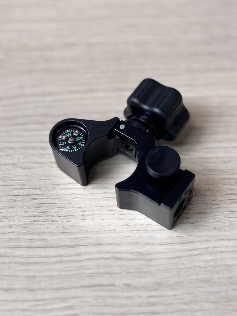 ConVerk Pole clamp with compass, Seco