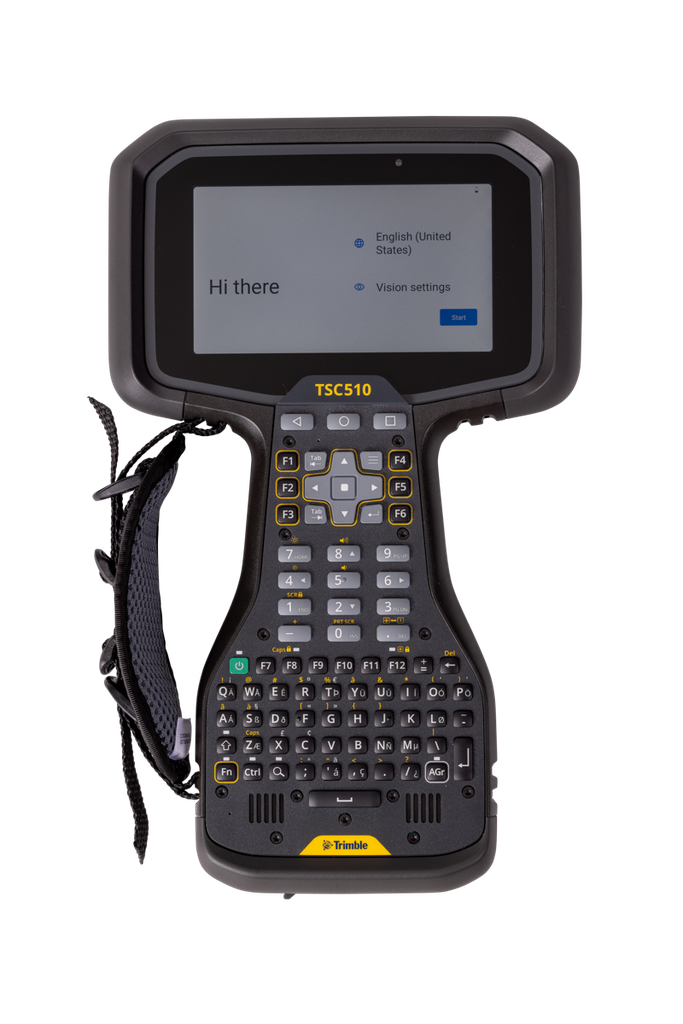 Trimble TSC510 Controller - QWERTY keypad, WWAN,  Worldwide region, Standalone