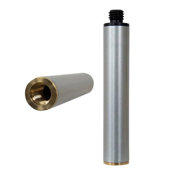 SECO adaptateur h 135mm en aluminium - filet 5/8" - Pour utilisation GNSS sur canne télescopique