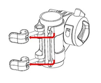 [132802-GEO] TSC710 Cam Lock Assembly Replacement for Adjustable Pole Clamp - 20 pack