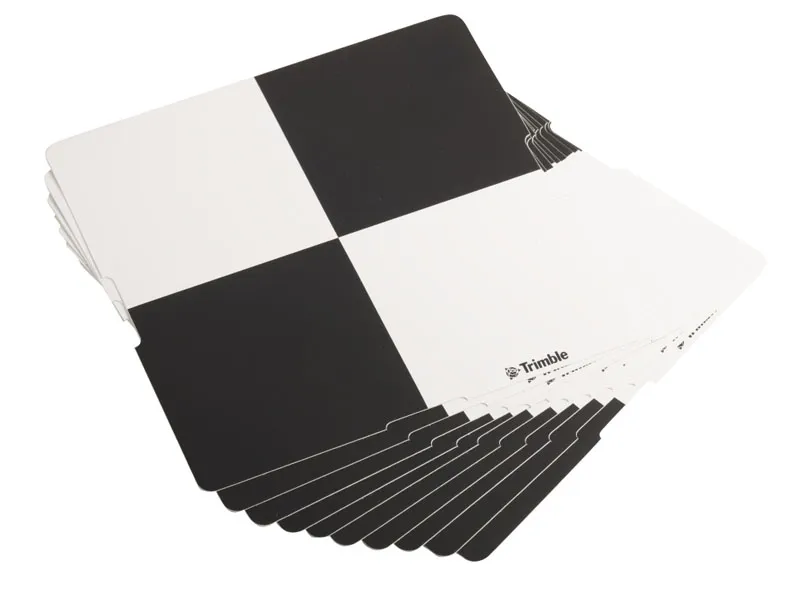 [28740034] PACK x10 ADHESIVE B&W CHECKER TARGET TX