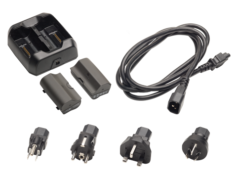 [121358-01-1] Trimble Accessory - External Battery Charger w/ Int. Cord Battery 2-pack